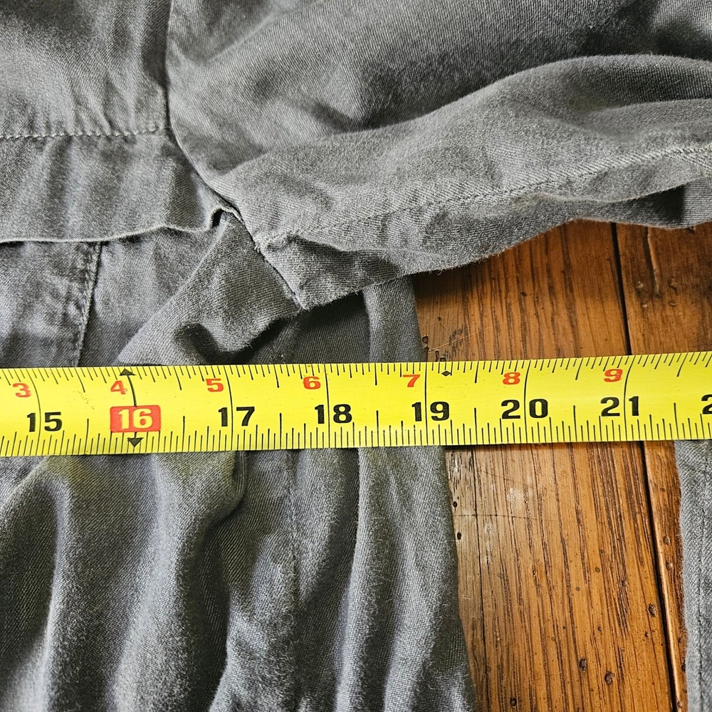 Banana Republic Women's Gray Cotton Utility Anorak Jacket with Hood - M - Picture 13 of 13